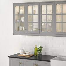 Has anyone used allstyle cabinet doors for their ikea kitchen? Bodbyn Glass Door Grey 40x40 Cm Ikea