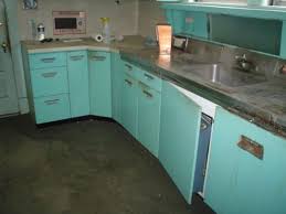 turquoise ge metal kitchen cabinets