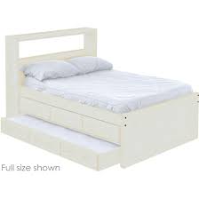 How about trundle bed with a desk made of solid wood? Captain S Bookcase Bed With Drawers And Trundle Bed Full Size Crate Designs Furniture