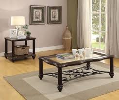 Certain accent pieces of furniture do wonders to complete a sophisticated living area. Azis Collection 2 Pc Living Room Set With Coffee Table End Table In Dark Walnut From Acme Furniture Accuweather Shop