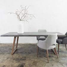 Concrete Dining Table 2200 X 900 Grey Concrete Dining Table Dining Table With Bench Granite Dining Table