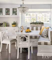Check spelling or type a new query. Transitional White Breakfast Nook With Striped Banquette Seating Kitchen Seating Kitchen Booths Kitchen Banquette