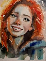 Redhead Painting