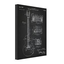 A set of wiring diagrams may be required by the electrical inspection authority to. Vintage Guitar Patent Gibson Les Paul Diagram Art Canvas Print Zazzle Com