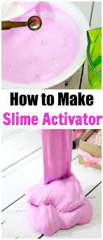 How To Make A Slime Activator With Borax Easy Slime Cool Slime Recipes How To Make Slime