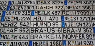 Pin Auf Deutsche Kfz Kennzeichen