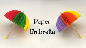 This activity is based on the book raindrop, plop! How To Make Paper Umbrella Easy Paper Crafts For Kids Youtube