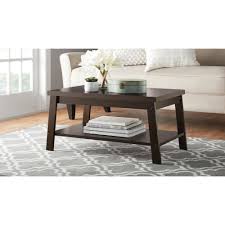Whether you prefer farmhouse or rustic, traditional or modern decor, you can find a coffee table to match at walmart canada. Mainstays Logan Coffee Table Espresso Finishes Walmart Com Walmart Com
