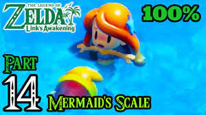 Zelda Link's Awakening Walkthrough 100% Switch - Part 14 - Mermaids Scale -  YouTube