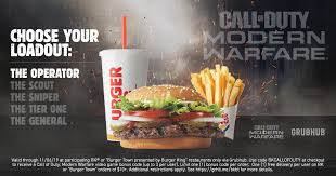 Get the call of duty companion app. Burger King Restaurants Teams Up With Call Of Duty Modern Warfare Business Wire