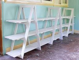 Could paint them white or blue with lace instead of burlap. The Family Handyman Do It Yourself Home Improvement Home Repair Display Shelves Craft Show Displays Shelves