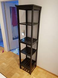 Badregal Hemnes Ikea Braun In 2020 Badezimmer Regal Regal Ikea
