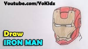 I'm still trying to figure out who i'm gonna be as the iron fist. How To Draw Iron Man Face And Mask Youtube