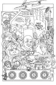 Coloring pages for children of all ages! Lost Tv Series Lost Tv Show Coloring Pages Lost Art