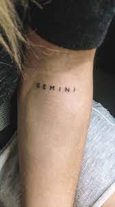 Gemini Tattoo Gemini Tattoo Tattoo Gemini Tattoos