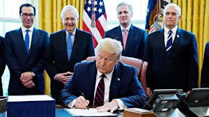 A second new deal was put in place shortly thereafter as a way to continue the country's economic recovery. Coronavirus Government Response Updates Trump Signs 2t Relief Bill After House Passage Abc News