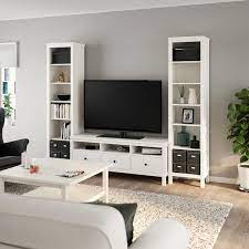 Sneak peak of the ikea 2011 catalog that shows off ikea kitchens, ikea home offices, ikea kids furniture for 2010. Hemnes Combinaison Meuble Tv Teinte Blanc 245x197 Cm Ikea