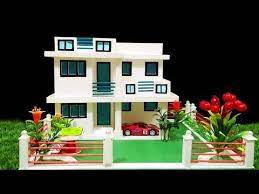 Diy Beautiful House Building Amazing Cardboard House Project Garden Villa Youtube Cardboard House Recycled House Doll House Plans