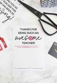 Gift card is not included. Amazon And Target Teacher Appreciation Printable Gift Card Holders The Crafted Sparrow