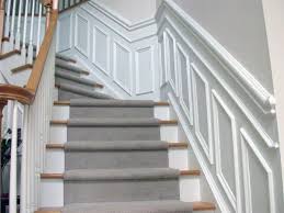 Just make sure you have the right chair rail height is 36 inches to save the wall from chair dings, right? Top 60 Best Stair Trim Ideas Staircase Molding Designs