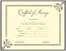 Only certified copies of records are issued by the registry of vital records and statistics, regardless of intended use. Editable Marriage Certificate Templates Make Your Own Certificate