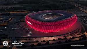 Allianz arena ʔali̯ˈants ʔaˌʁeːnaː (known as fußball arena münchen for uefa competitions) is a football stadium in munich, bavaria, germany with a 70,000 seating capacity for international matches and 75,000 for domestic matches. Bayern Munchen Pes 2020 Teams Database Stats Pro Evolution Soccer 2020 Efootball Database
