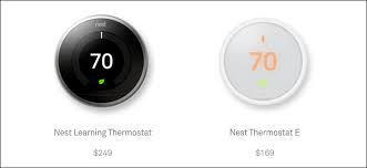 nest thermostat e vs nest thermostat whats the difference