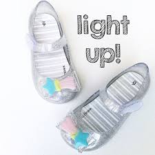 Pastel Glitter Unicorn Heart Star Light Up Jelly Shoes Sandals Etsy Baby Girl Boots Toddler Girl Boots Toddler Girl Shoes