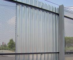 Corrugated Metal Fence Panels