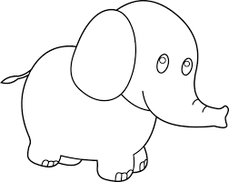 Cute Elephant Clipart Black And White Clipart Panda Free Elephant Coloring Page Coloring Pages Animal Coloring Pages
