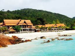 The area around the jetty is where you want to be. Redang Laguna Resort Pulau Redang Island Terengganu Malaysia Info