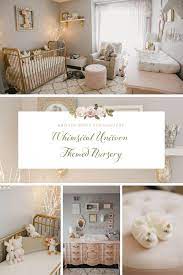 Whimsical Unicorn Themed Nursery For Baby Girl Ireland Jade Kristen Booth Photography Nursery Themes Baby Girl Room Girl Nursery Themes