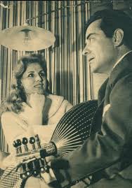 لحظة انسجام بين الملحن فريد و المطربه صباح egyptian movies egyptian beauty egyptian actress