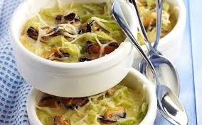 Moules Gratinees Aux Poireaux Et Au Vin Blanc
