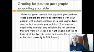 Positioning page numbers in portrait position. How To Write A Position Paper Youtube