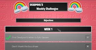 Every week counts, as top performers on the series leaderboard will be invited to fill out the remaining slots for the season finals. Fortnite Deadpool Challenges Week 7 Week 8 Update Gamewith