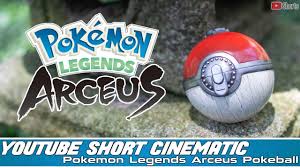 The hisui pokédex listing all known pokémon found within the regional pokédex and available in pokémon legends: Real Life Pokemon Legends Arceus Pokeball Cinematic Trailer Shorts Youtube