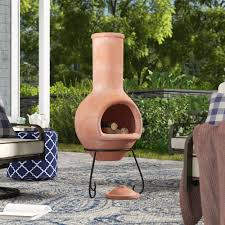 Chimnea outdoor clay fire pit fire pits small house diy clay chiminea fire pit chimney outdoor planters outdoor decor outside decorations. Fleur De Lis Living Skoog Clay Wood Burning Outdoor Chiminea Reviews Wayfair