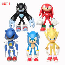 Released in 1994, sonic and knuckles is similar in many ways to sonic the hedgehog 3 but there are differences. 12cm 5pcs Set Sonic Figure Toys Doll Anime Cartoon Sonic Tails Knuckles Shadow Amy Rose Pvc Action Toy Model For Children Gift Domain