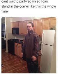 Dec 30, 2020 · this meme lasted all of one day, but like a large boulder tumbling down a cliff into a large body of water, it made a big, satisfying splash. 39 Of The Best Tracksuit Robert Pattinson Standing In The Kitchen Memes Robert Pattinson Stupid Memes Kitchen Memes