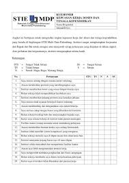 Check spelling or type a new query. 15 Contoh Kuesioner Terbuka Tertutup Kepuasan Pelanggan Dll