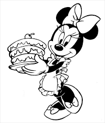 There are many that you can choose. Coloring Pages Birthday Minnie Mouse Coloring Page