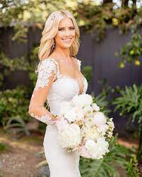 Be Inspired Pr On Instagram Christinaanstead Was Absolutely Glowing On Her Wedding Day And Backyard Wedding Dresses Coast Wedding Dress Fairy Wedding Dress
