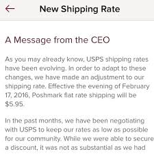 The most obvious choice is poshmark. Other Shipping Fee Increase What Poshmark