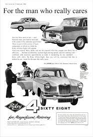 Riley Four Sixty Eight Advertising 1960 Classic Cars British Car Advertising British Cars