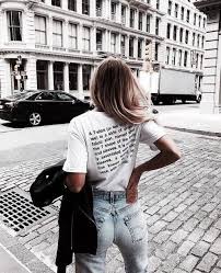 Yes, we swear by basic style! 5 Ways To Style A Basic T Shirt On We Heart It