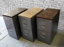 We are offering wooden filing cabinet. Filing Cabinet Refinished 2 Drawer Letter Size Metal Wood Etsy
