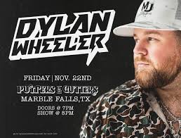 Who wants to take 3 friends, to see Dylan Wheeler and sit in the Double  Eagle VIP booth, at Putters and Gutters, Marble Falls? Like, share and tag  (on the original post)