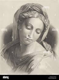 Portrait of a virgin mary hi-res stock photography and images