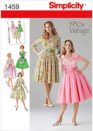 Édition site magazine+site la couture est un moment créatif qui permet de prendre du recul sur les côtés de la robe chemise bleuet en popeline lin ou. Simplicity 1459 Taille U5 Patrons Et Miss 1950 Petite Robe Vintage Couture Motif Amazon Fr Cuisine Maison